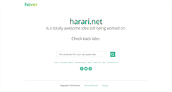 Desktop Screenshot of harari.net